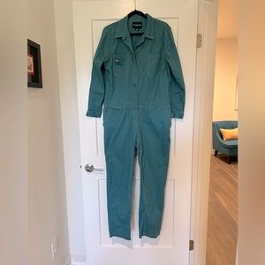 Wildfang The Essential Long Sleeve Coverall Teal XL